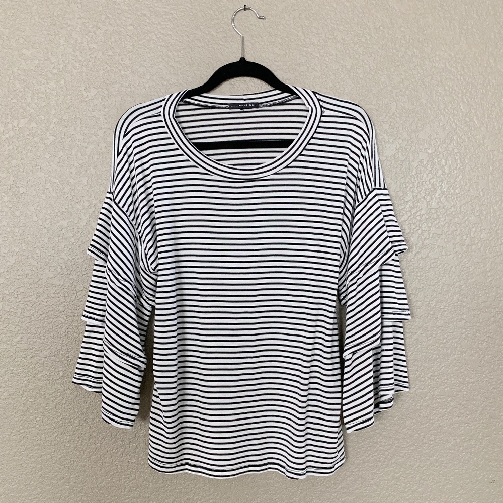 Black and White Stripped Shirt